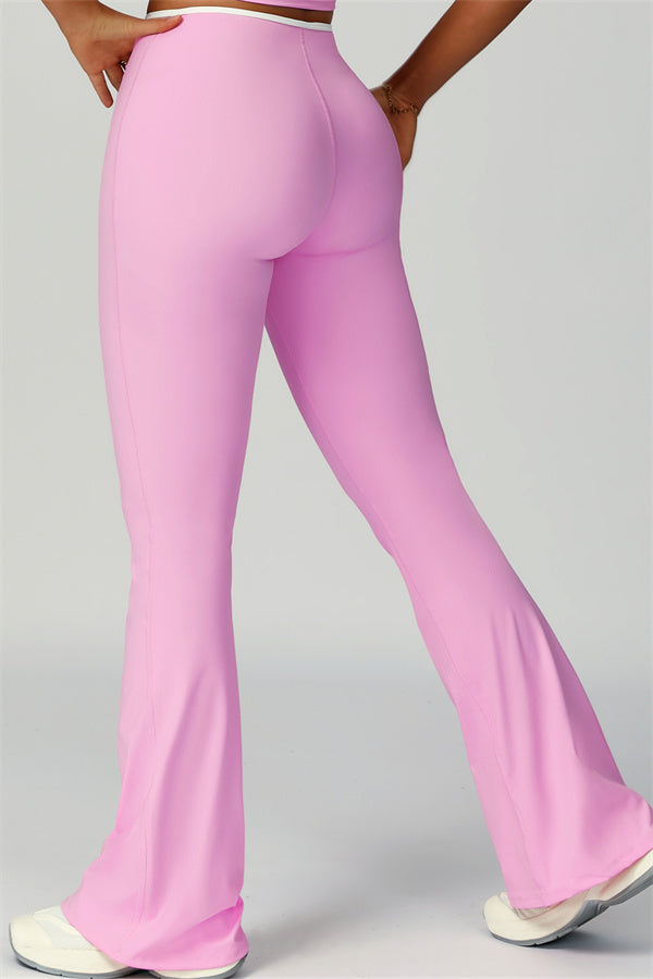 The Skyline Tie Top Flared Leggings Headband 3-Piece Set