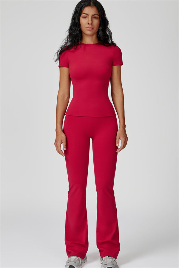 The Oasis T-shirt Flared Leggings 2-Piece Set