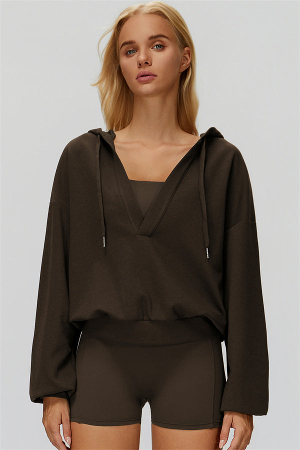 The Fyra V-Neck Hoodie