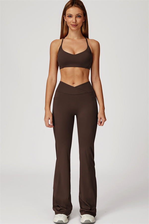 The Propel Sports Bra Flared Leggings 2-Piece Set