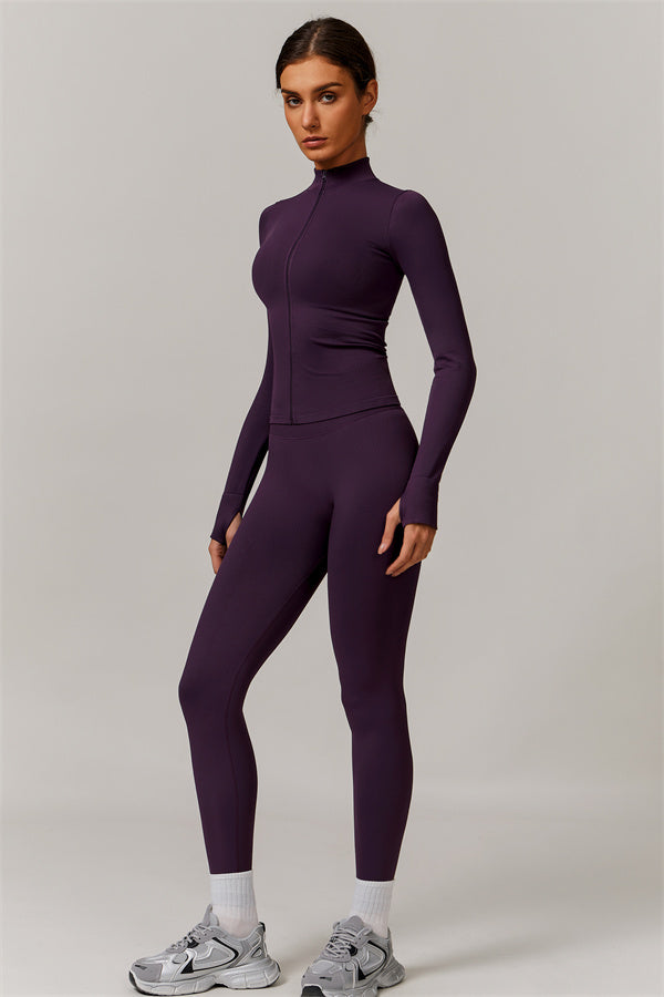 The Nova Luxe Jacket Sports Bra Leggings 3-Piece Set