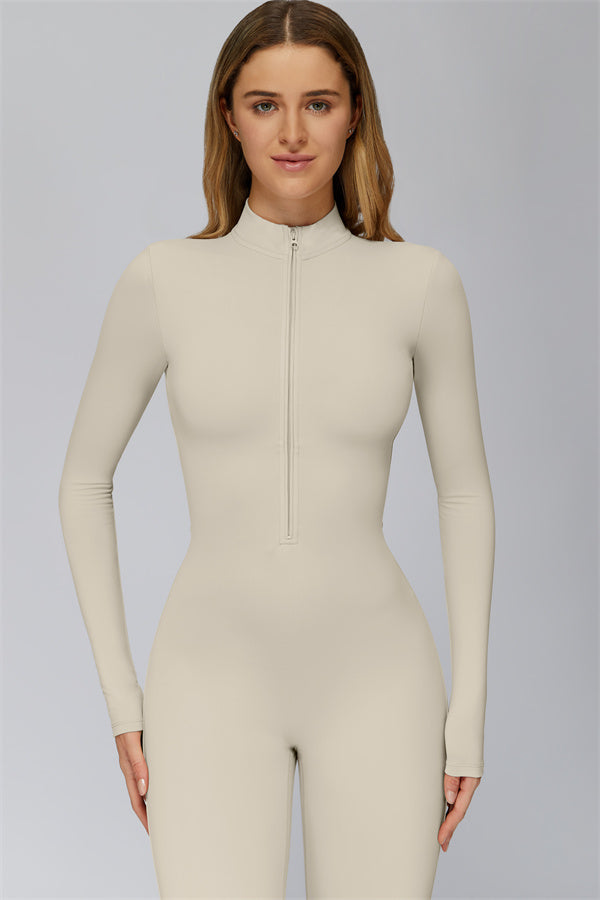The FlexCore Jumpsuit Almond