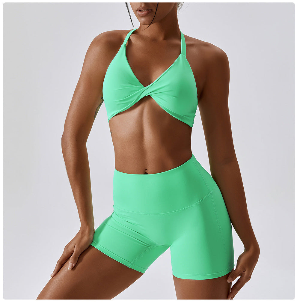 Ibiza Twist Bra Top & Shorts Set