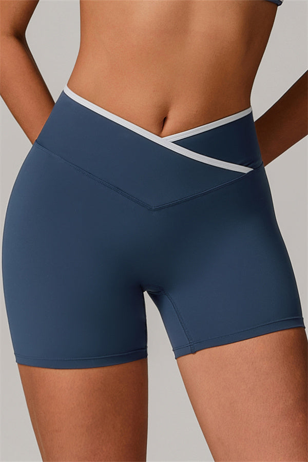 The Aiko Fit Shorts Cobalt