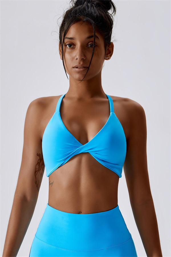 Emma Luciana Sports Bra Aquamarine
