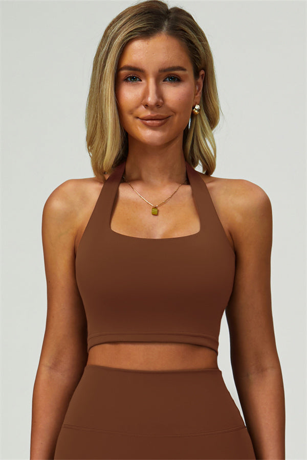 The Seraphine Halter Crop Top