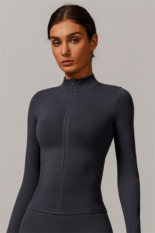 The Nova Luxe Jacket Deep Grey