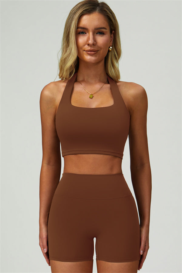 The Seraphine Halter Crop Top