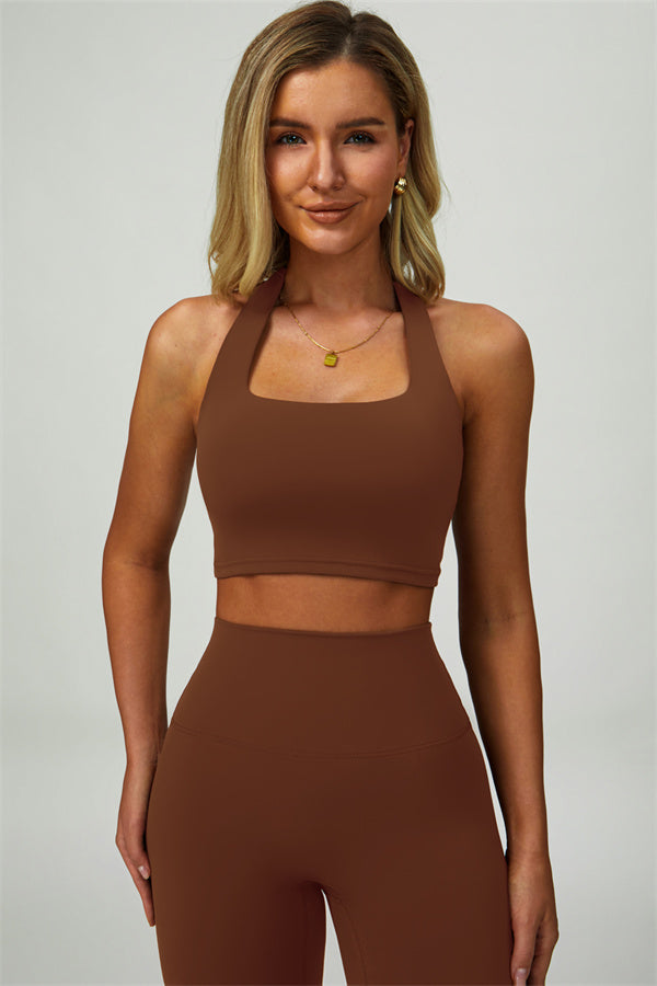 The Seraphine Halter Crop Top