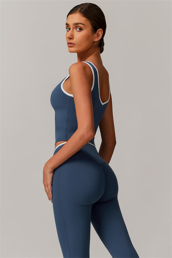 The Stamina Tank Top Flared Leggings 2-Piece Set