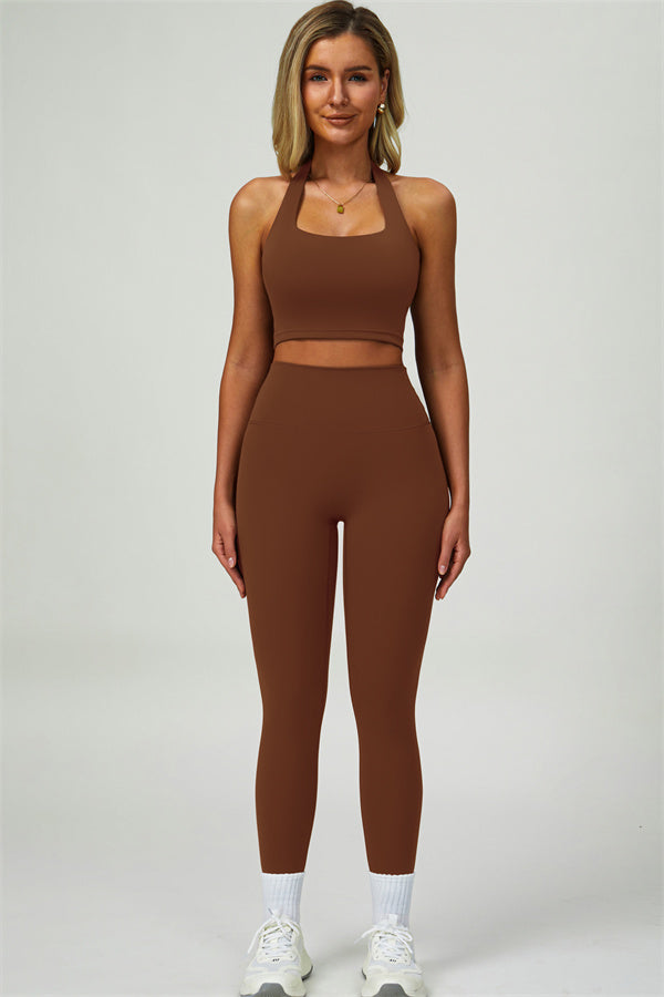 The Seraphine Halter Crop Top