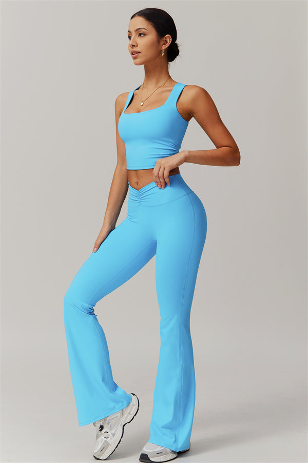 The Balance Crop Top Flares 2-Piece Set