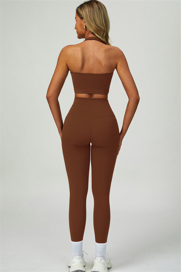 The Seraphine Halter Crop Top