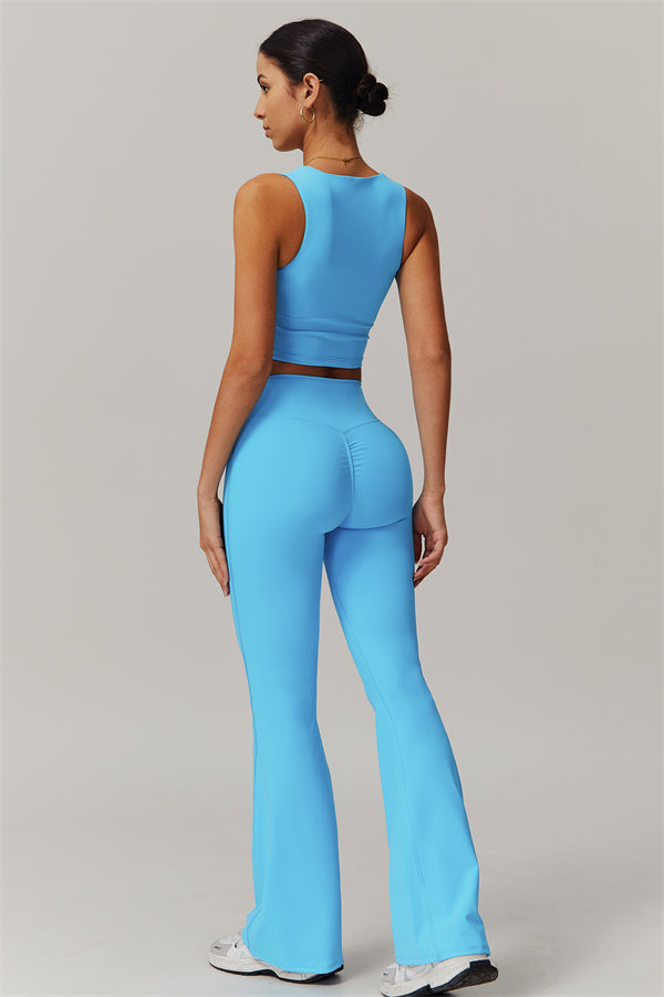 The Balance Crop Top Flares 2-Piece Set