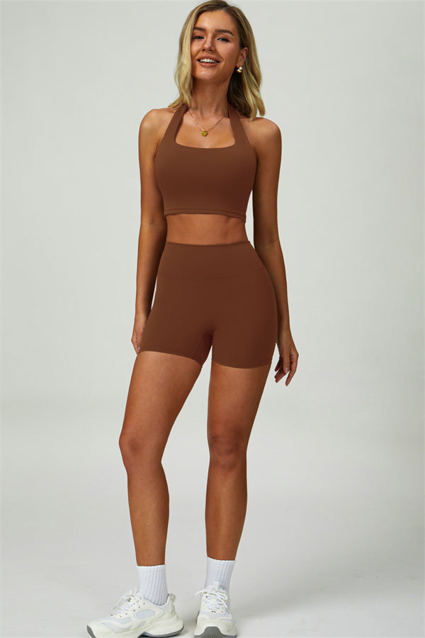 The Seraphine Halter Crop Top