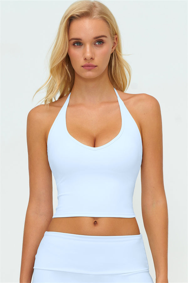 The Twirl Halter Tank Top Tropical