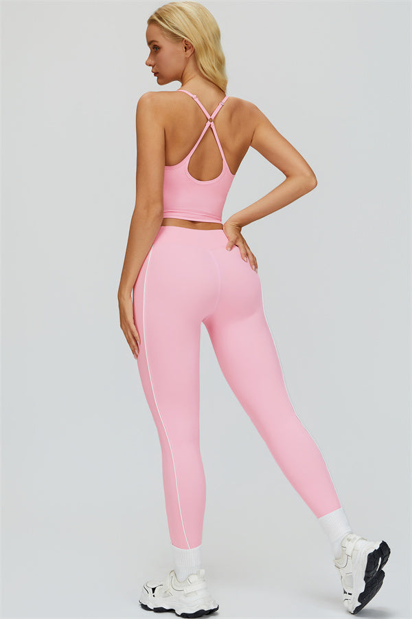 The Whisper Crop Top Leggings 2-Piece Set