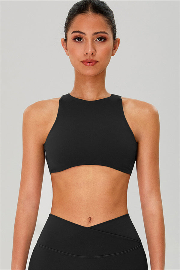 The Jewel Crop Top Crossover Shorts 2-Piece Set