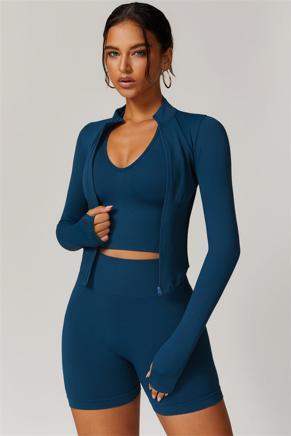 The Delight Jacket Shorts 2-Piece Set