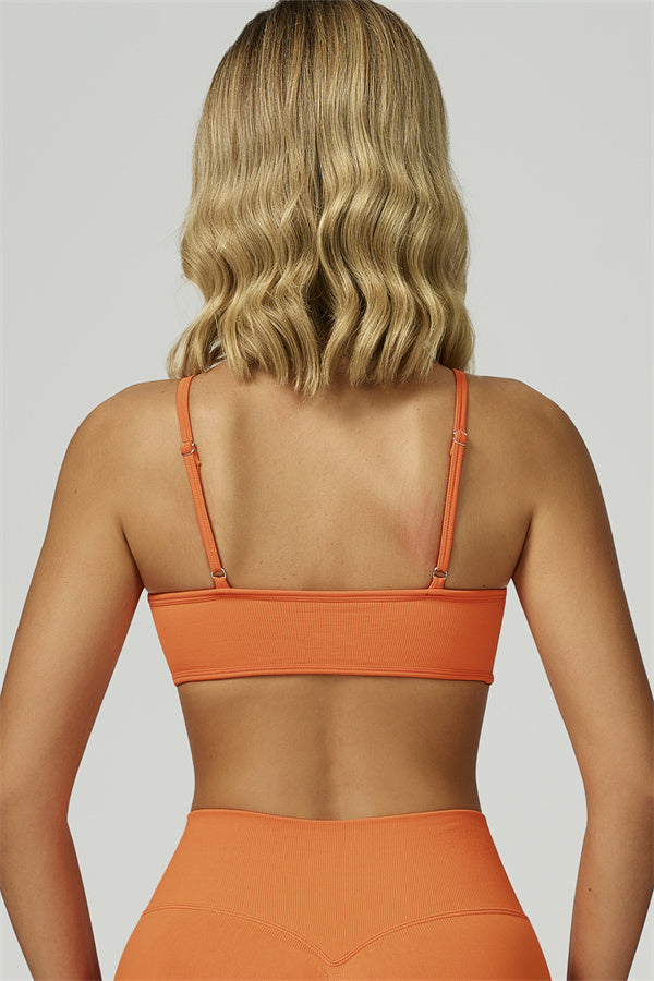 The Prime Sports Bra Orange