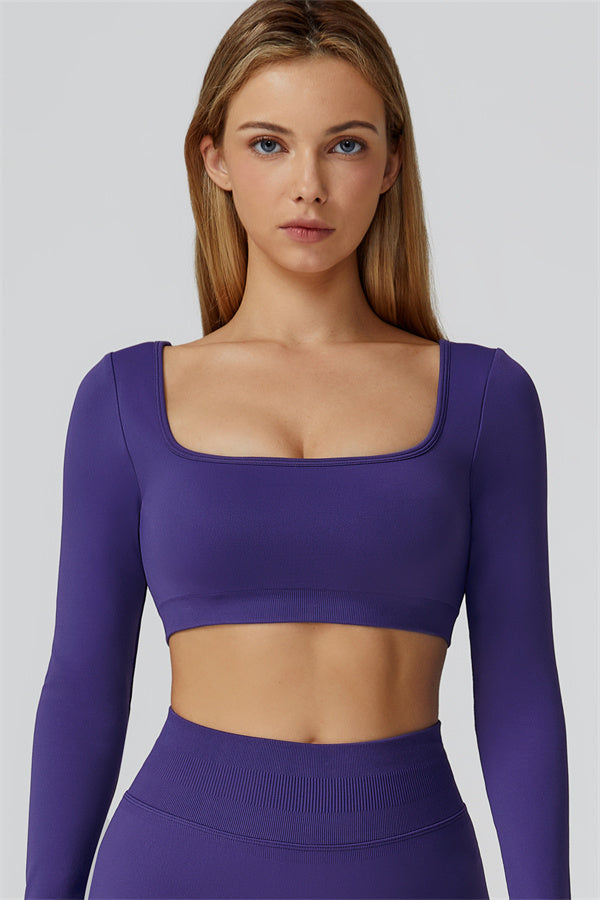 The Reign Long Sleeve Crop Top