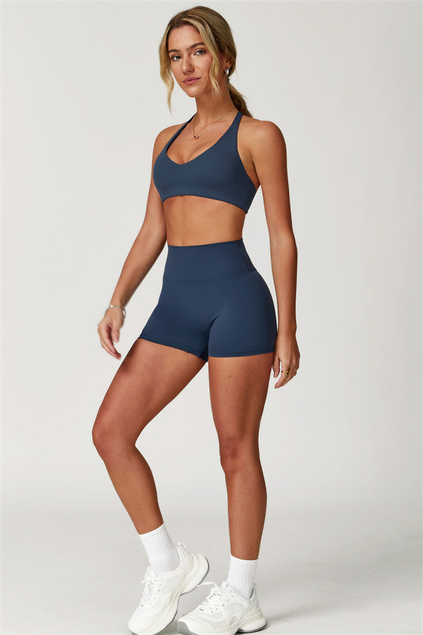 The Boost Crossback Sports Bra Isabella Shorts 2-Piece Set