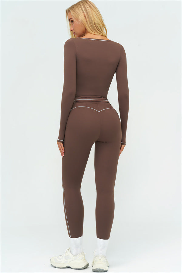 The Amara Long Sleeve T-shirt Leggings 2-Piece Set