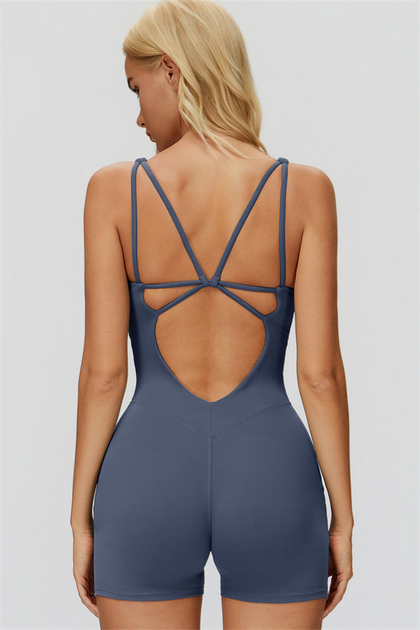 The Butterfly Romper Cobalt