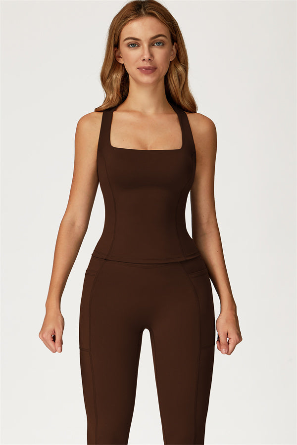 The Glacier Crop Tank Leggings 2-Piece Set