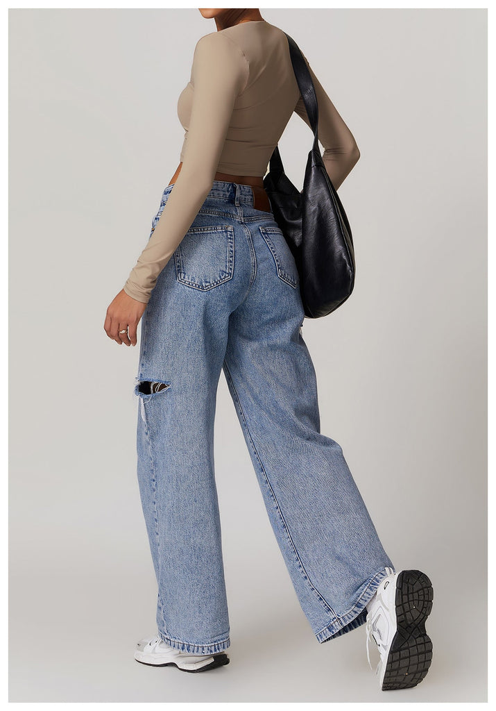 Amy Square Cut Longsleeve Top