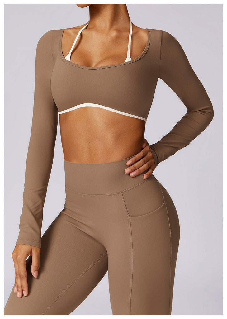 Noelle Contrast Longsleeve Top