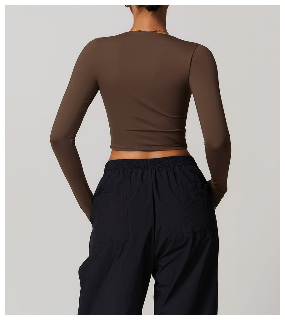 Amy Square Cut Longsleeve Top