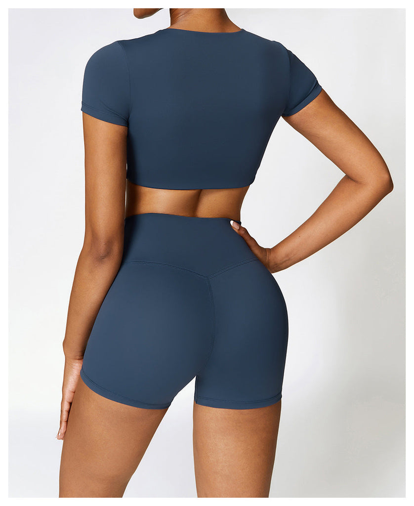 Butter T-Sleeve Crop Top