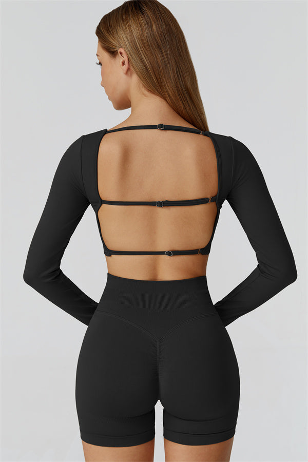 The Reign Long Sleeve Crop Top