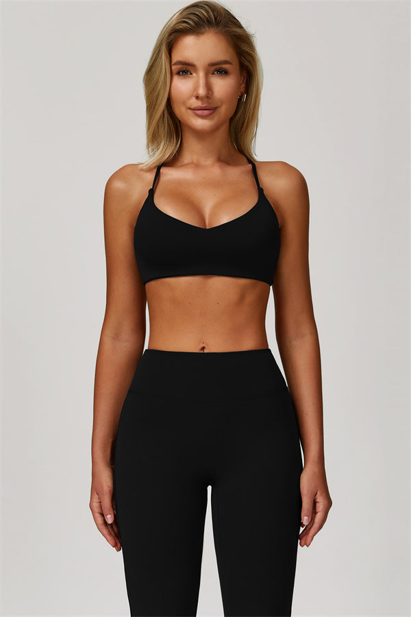 The Refresh Jacket Sports Bra Flared Leggings 3-Piece Set