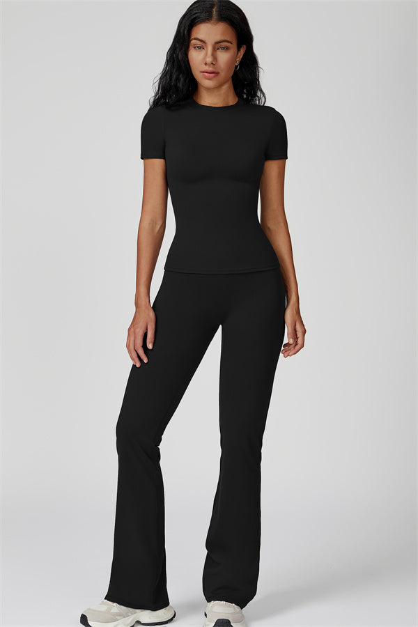 The Oasis T-shirt Flared Leggings 2-Piece Set