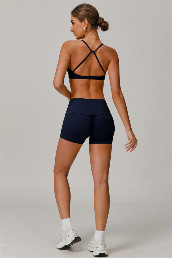 The Juno Star Sports Bra Shorts 2-Piece Set