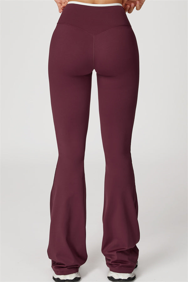 The Radiant Crop Top Flared Leggings 2-Piece Set