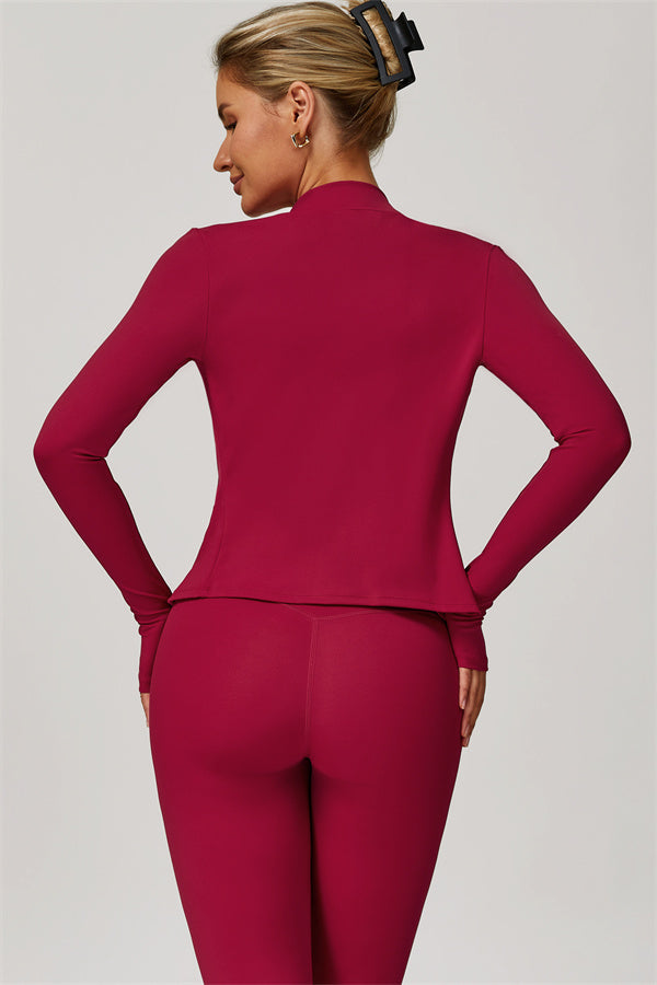 The Refresh Jacket Sports Bra Flared Leggings 3-Piece Set