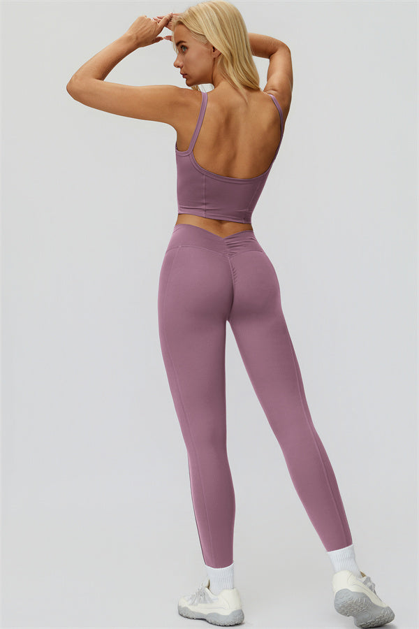 The Fyra Crop Tank Leggings 2-Piece Set