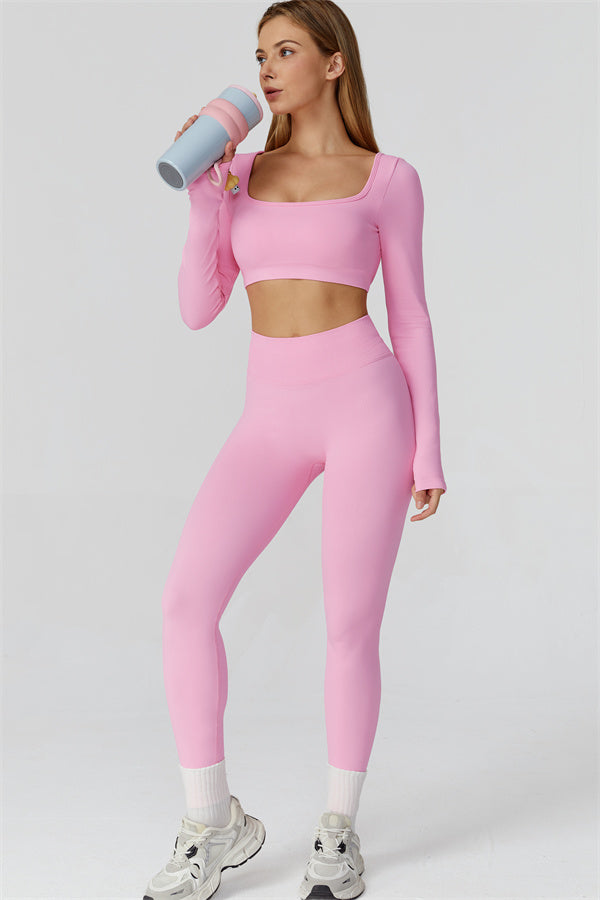 The Reign Long Sleeve Crop Top