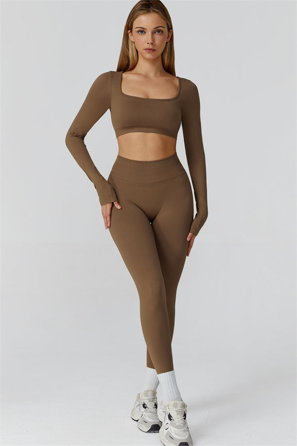 The Reign Long Sleeve Crop Top