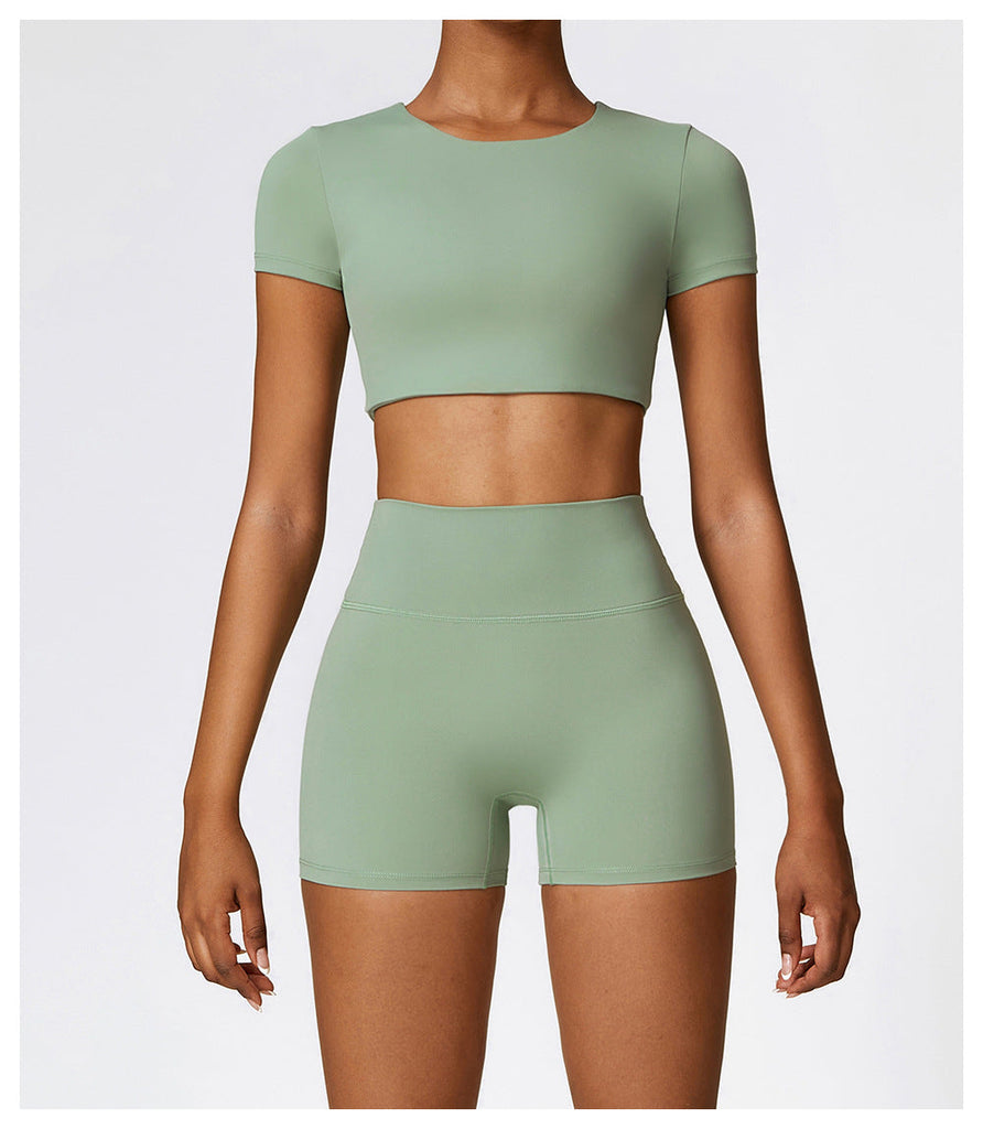Butter T-Sleeve Crop Top