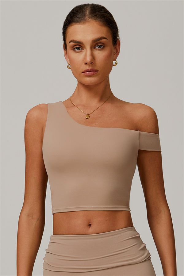 The Pearl Crop Top Nude