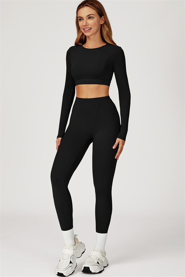 The Conquer Long Sleeve T-shirt Leggings 2-Piece Set