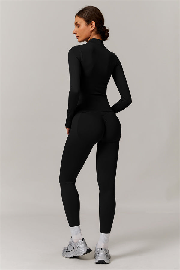 The Nova Luxe Jacket Sports Bra Leggings 3-Piece Set