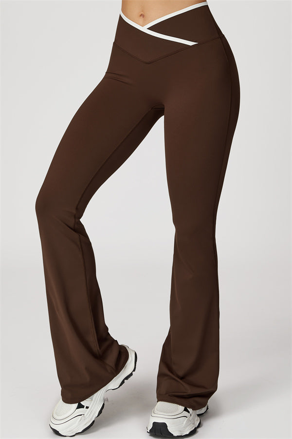 The Radiant Crop Top Flared Leggings 2-Piece Set