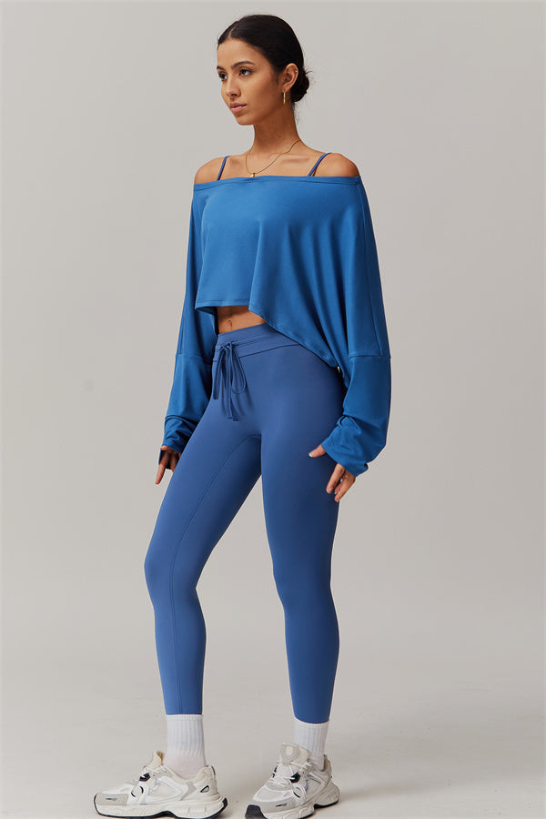 The Resonate Drift Cropped Pullover Leggings 2-Piece Set