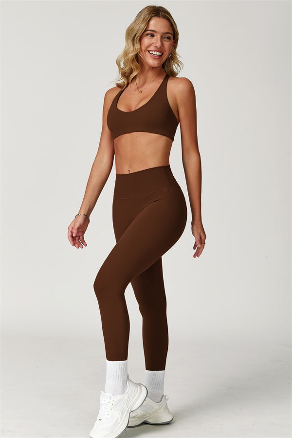The Boost Crossback Sports Bra Isabella Leggings 2-Piece Set