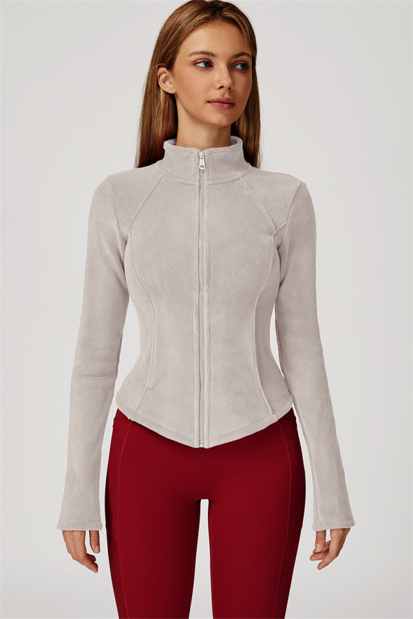 The Glacier Contour Fleece Jacket Light Grey